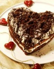 Recept: Browniehart met chocolade en peer Recept: Browniehart met chocolade en peer