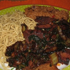 Recept: Paksoi met vleesreepjes