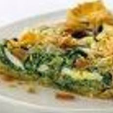 Recept: Spinazietaartje met geitenkaas en walnoten
