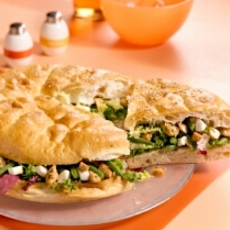 Recept: Grote sandwich van Turks brood