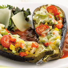 Recept: IN DE OVEN GEBAKKEN AUBERGINES, 
