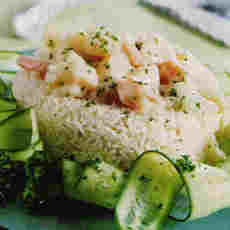 Recept: Visragout in een rijstrand