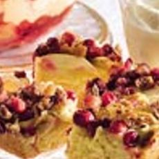 Recept: Plaattaart met appel en cranberry's