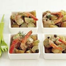 Recept: Aardappelsalade met garnalen Recept: Aardappelsalade met garnalen