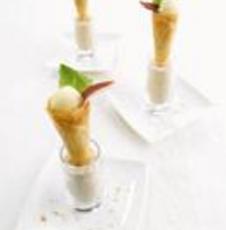 Recept: Hoorntje met asperge-ijs