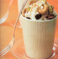 Recept: Rijstdessert met cashewnoten