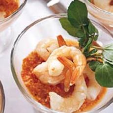 Recept: Garnalen in romige paprikasaus Recept: Garnalen in romige paprikasaus