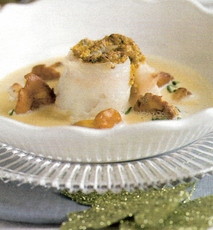 Recept: Tongrolletjes met paddenstoelenmousse Recept: Tongrolletjes met paddenstoelenmousse