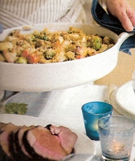 Recept: Hertengebraad met groentecrumble Recept: Hertengebraad met groentecrumble
