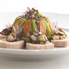 Recept: Aspic van peulvruchten en licht gerookte konijnenf Recept: Aspic van peulvruchten en licht gerookte konijnenf