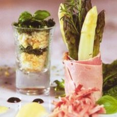 Recept: Asperges met ham, met bijpassend glaasje Recept: Asperges met ham, met bijpassend glaasje