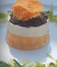 Recept: Bloemkoolbavarois in zalm met Sevruga kaviaar