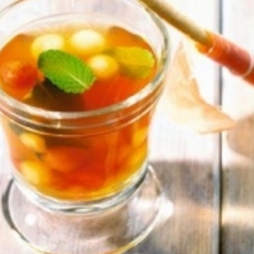 Recept: Bouillon met meloen en ham 