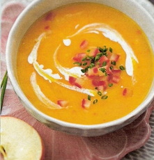 Recept: Pompoensoep met appel