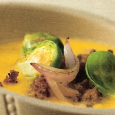 Recept: Maaltijdsoep met raapjes en spruitjes