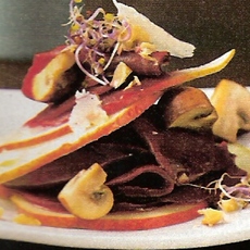 Recept: Carpaccio van peer en rode biet