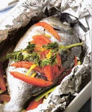 Recept: Goudbrasem met courgette