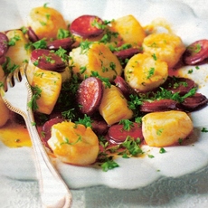 Recept: Coquilles en chorizo