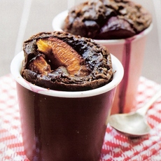 Recept: Chocoladeclafoutis met pruimen