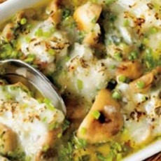 Recept: Champignons met kruidenboter overbakken met Gorgonzola