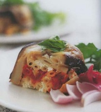 Recept: Ricottataartje met aubergine en pasta Recept: Ricottataartje met aubergine en pasta