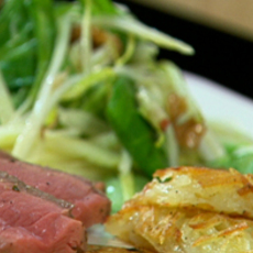 Recept: R�sti met gebraden rosbief en wintersalade