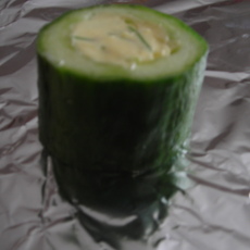 Recept: Gevulde komkommerplakjes