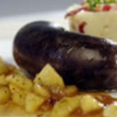 Recept: Bloedworst met rabarber  appel