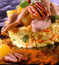 Recept: Varkenslapje met perziken