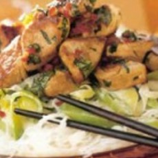 Recept: Thaise pikante varkenshaas met boontjes en prei 