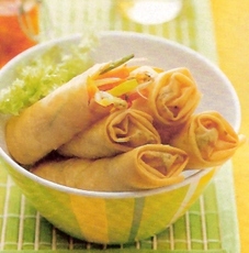 Recept: Loempia met zuurzoete saus