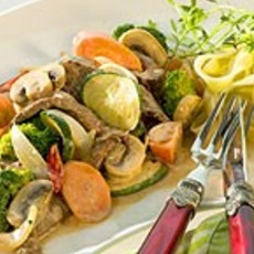 Recept: Runderreepjes met een kleurrijk groentegarnituur
