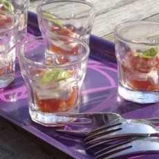 Recept: Glaasje paprika - geitenkaas 