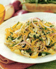 Recept: Linguine met inktvis en boontjes