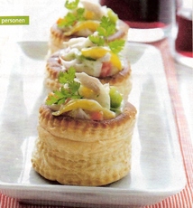 Recept: Koninginnenhapjes 'express' Recept: Koninginnenhapjes 'express'