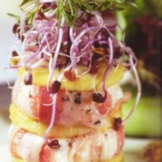 Recept: Hamburger van geitenkaas, spek, gebakken appel en 