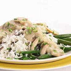 Recept: Kip champignonragout met rijst