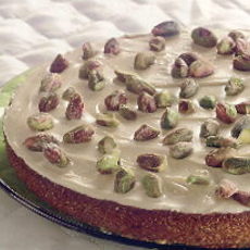 Recept: Pistachenotentaart overgoten met een witte chocola