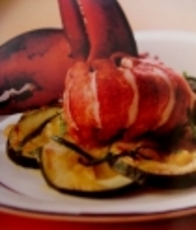 Recept: Kreeft met gegratineerde courgette en waterkers
