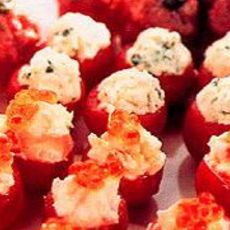 Recept: Gevarieerde gevulde kerstomaatjes Recept: Gevarieerde gevulde kerstomaatjes