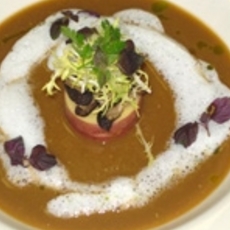 Recept: Linzensoep met een aardappel- cantharellen- truffel 