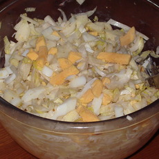 Recept: Witlofsalade 'appeltje - eitje'