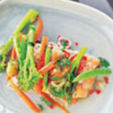 Recept: Zalm en groenten in papillot Recept: Zalm en groenten in papillot