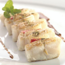 Recept: Gegrilde leng met muntsaus