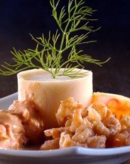 Recept: Bavarois van garnaal met zongedroogde tomaat