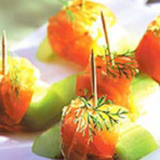 Recept: Zalm komkommer hapje