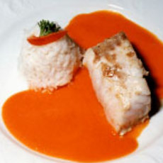 Recept: Snoekbaarsfilet in paprikasaus