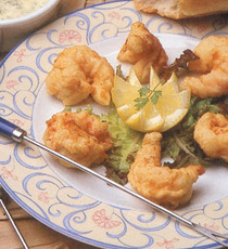 Recept: Gefrituurde reuzengarnaal