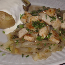 Recept: Marlijnroerbak met witlof en bieslook