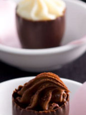 Recept: Gevulde chocoladebakjes Recept: Gevulde chocoladebakjes